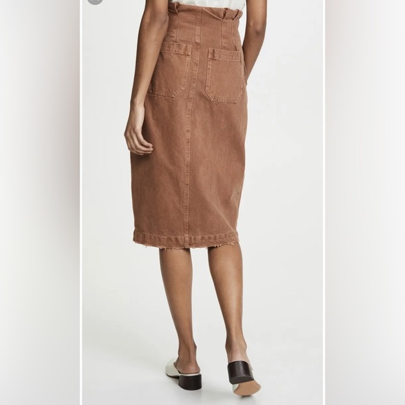 Free People Paper Bag Skirt - Picture 2 of 8